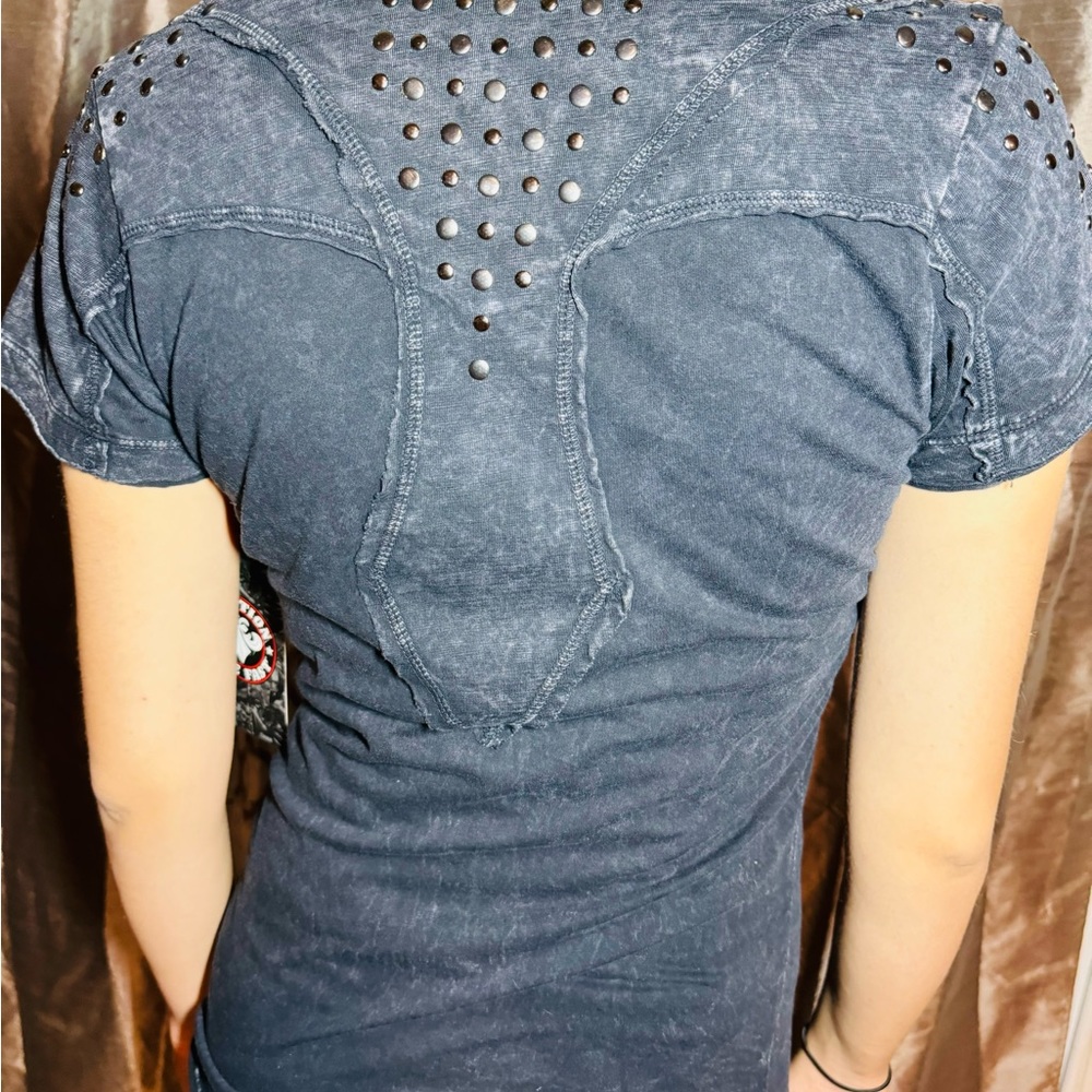 Affliction NWT WOMES TOP - Picture 7 of 14